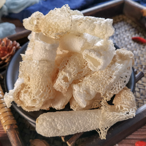 贵州织金红托竹荪断节小条50克干货野生竹笙煲汤食材短裙无碎竹花 - 图0
