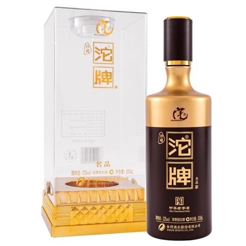 舍得沱牌 超市高度浓香型白酒 52度 沱牌珍藏酒 名品 500ml*6整箱 - 图0