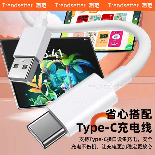 适配作业帮学习机充电器 充电头充电线18W快充P30/T30/p20/T20pro/x28/t28/x58家教机type-c数据线电源线套装 - 图2