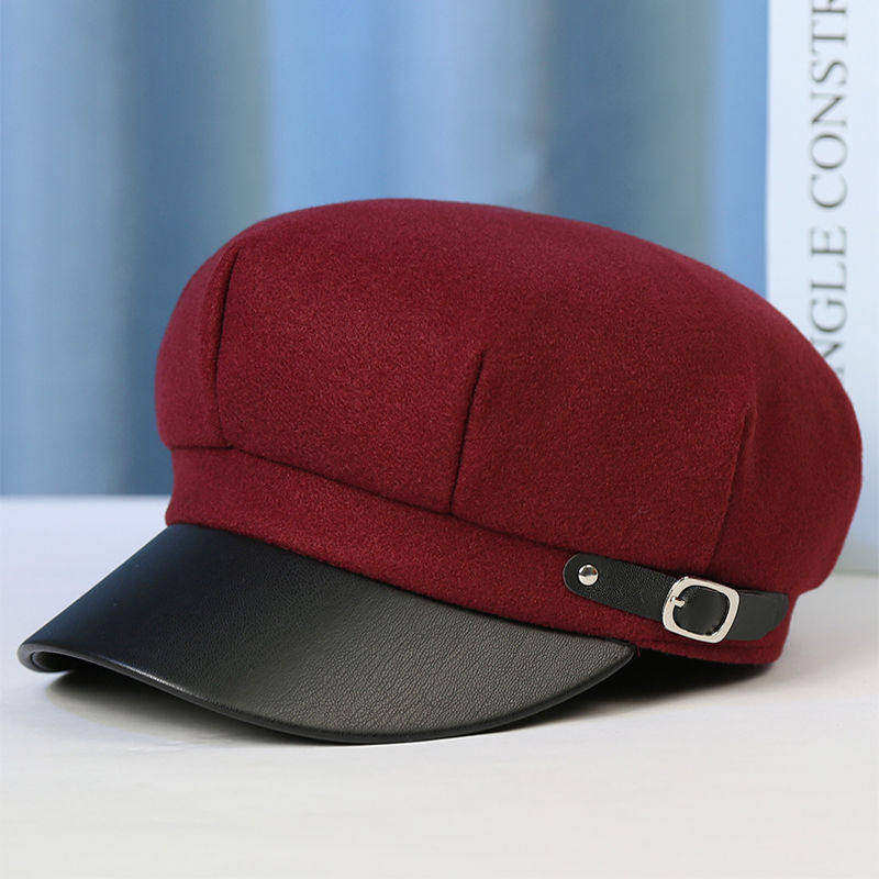 英伦气质毛呢贝雷帽女士韩版帽子2026秋冬时尚百搭鸭舌八角帽礼帽,淘宝优惠券,粉丝福利购,淘宝优惠卷