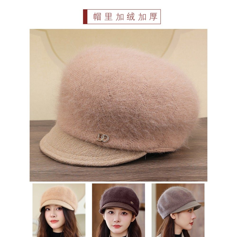 保暖加绒加厚针织棉帽护耳奶奶毛线帽新款冬季妈妈中老年人帽子女,淘宝优惠券,粉丝福利购,淘宝优惠卷