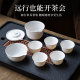 Disposable tea cup rice husk kung fu tea trunk cup