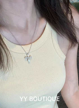 太美啦～太美啦十字架项链不掉色