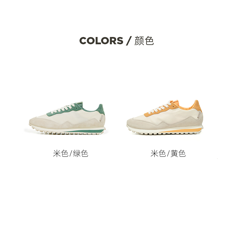 Blu Mali复古慢跑鞋运动休闲鞋2025春夏新款情侣款TAHOE系列