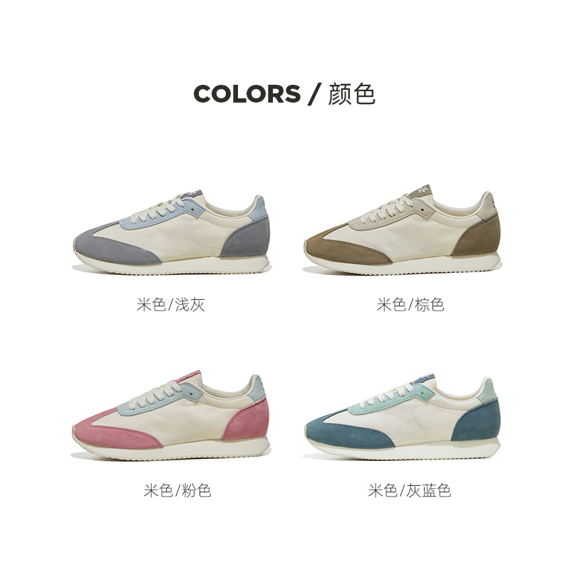 BluMali2025春秋新款德训鞋男女款复古慢跑鞋运动轻便跑步休闲鞋