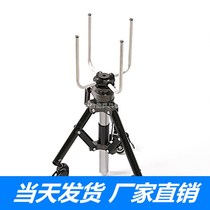 Special tripod landing bracket for double snake table tennis serve machine