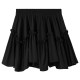 Large size irregular ruffled short skirt cake skirt