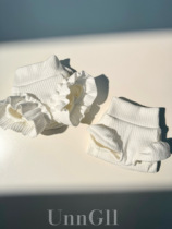 UnnGll Juguri original pet dog dog clothing autumn and winter almighty 100 lap pure white knit sweater for undershirt