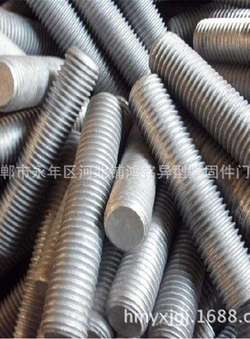 定做高强度热镀锌螺栓 10.9级加长六角螺杆 热侵锌外六角螺丝
