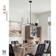 American country restaurant chandelier French Nanyang style black retro designer bar island long table lamps