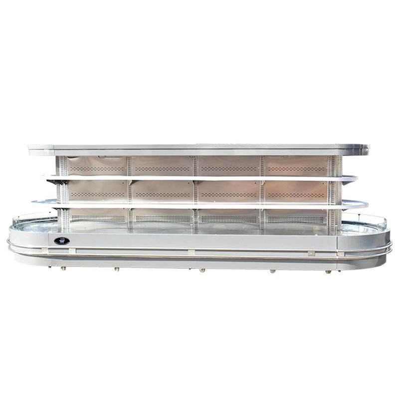 超市酸奶冷藏环岛柜蔬菜水果保鲜柜饮料柜熟食冷藏展示柜风幕柜,淘宝优惠券,粉丝福利购,淘宝优惠卷