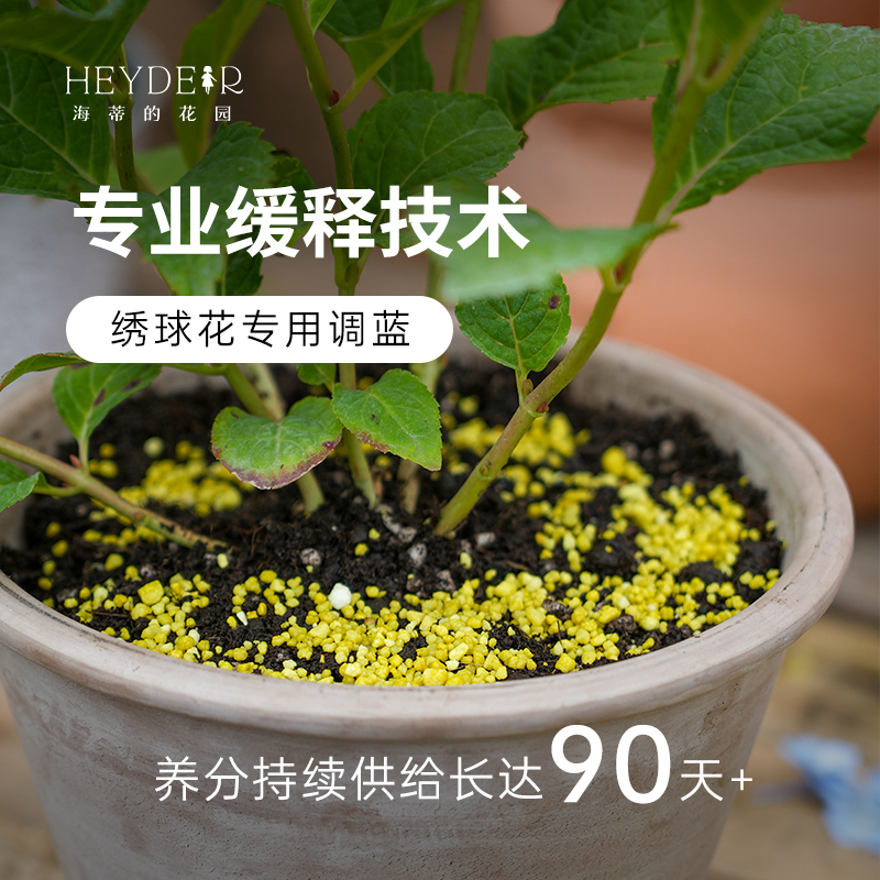 海蒂的花园旗舰店专用绣球花无尽夏调蓝剂花卉盆栽植物营养颗粒 - 图2