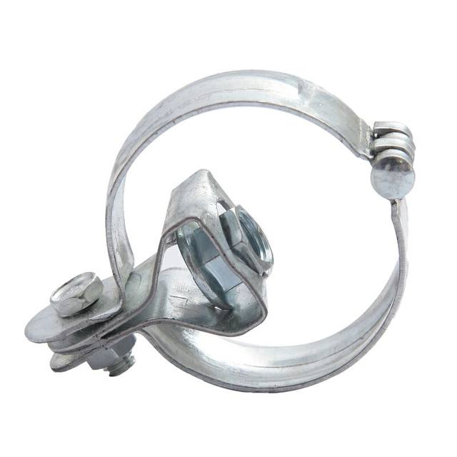Factory direct sales thickened lantern clamp hanging card clamp hose hanging hose hanging code galvanized pipe clamp clamp screw rod processing custom