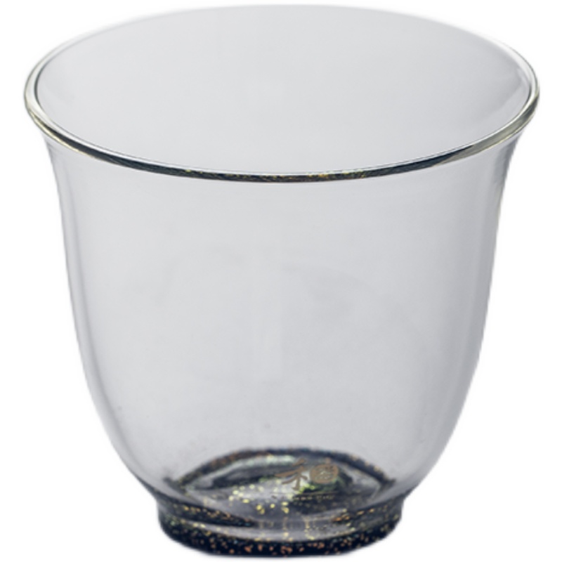 禾器玻璃茶杯高硼硅耐热玻璃品茗杯中式茶具单杯炫彩品杯功夫茶杯