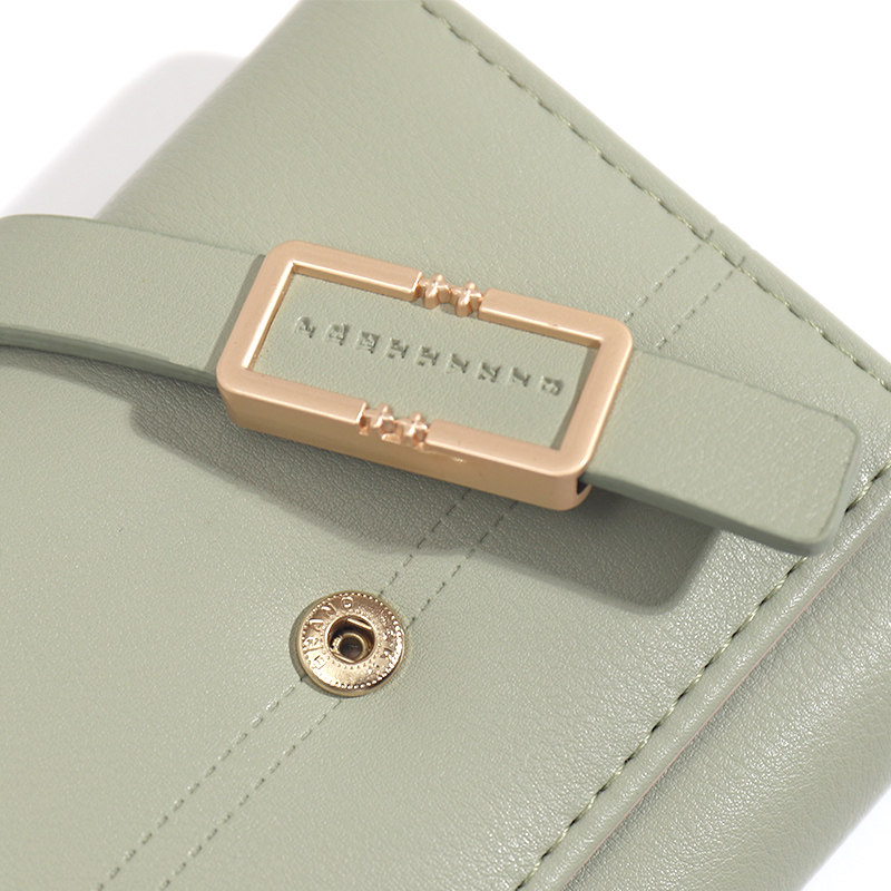 小众设计气质仙女短款折叠感零钱包 步跃伦钱包