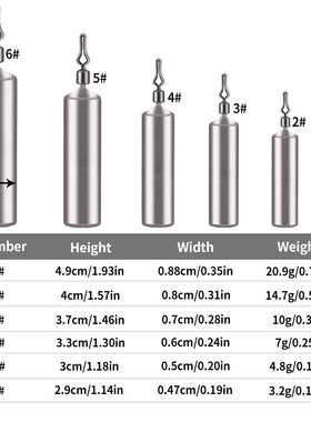 灯笼坠夜光铅坠长条跨境