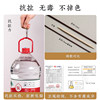 Necklace rope wax leather rope ring safety buckle hand-woven