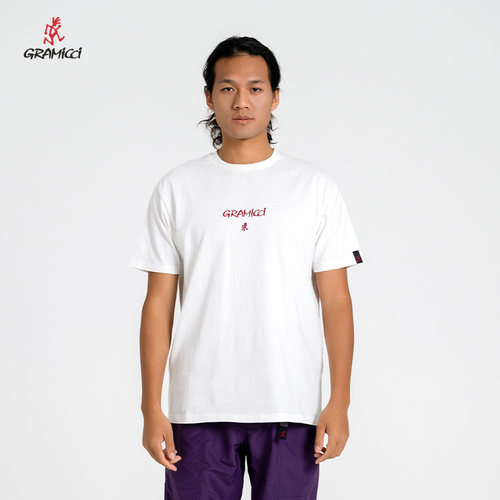 GRAMICCI小野人 山系刺绣男女圆领短袖T恤情侣GUT-21SC04 - 图3