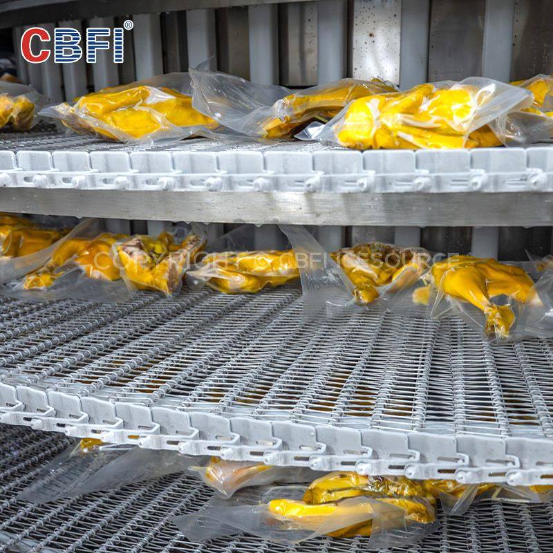 大型工业用双螺旋速冻线连续式速冻装置 高产能速冻海鲜水饺肉禽,淘宝优惠券,粉丝福利购,淘宝优惠卷