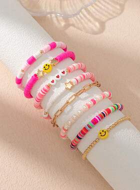 新款多层手链ins泫雅风