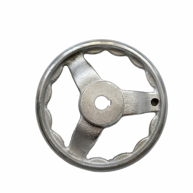 Round corrugated handwheel inner round hole + key groove