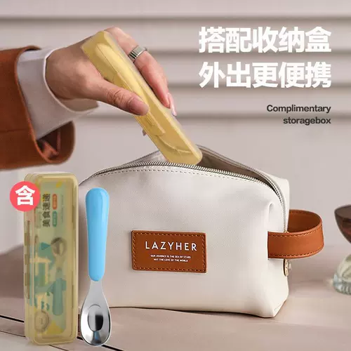 Детская ложка из нержавеющей стали для еды для тренировок для прикорма, посуда для кормления, слиток