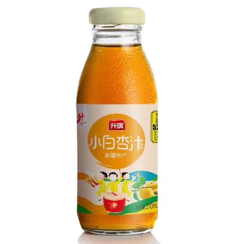 新疆升旗果汁饮料小白杏汁哈密瓜汁52%含量 七种口味15瓶整箱可拼 - 图3