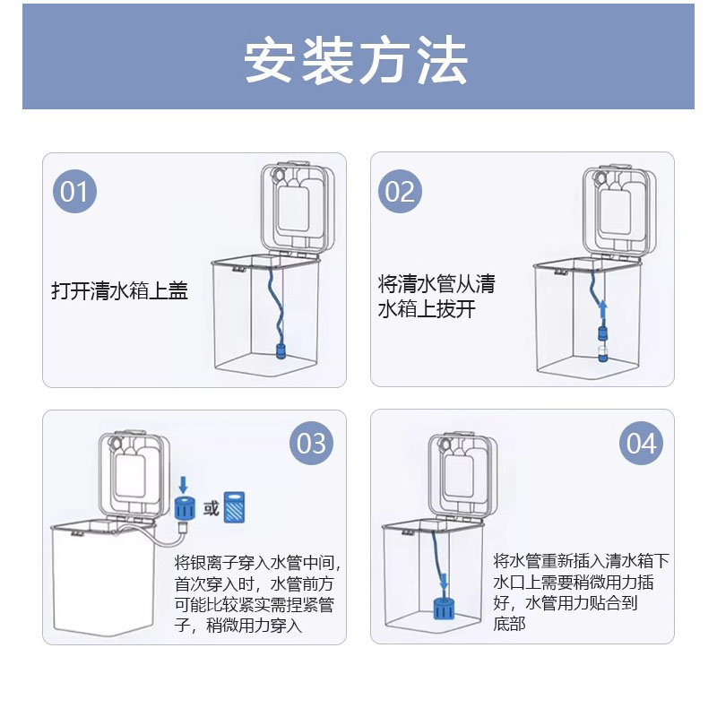 适配追觅扫地机S10/pro/plus/S20/X10/W10水箱银离子除菌模块配件 - 图1