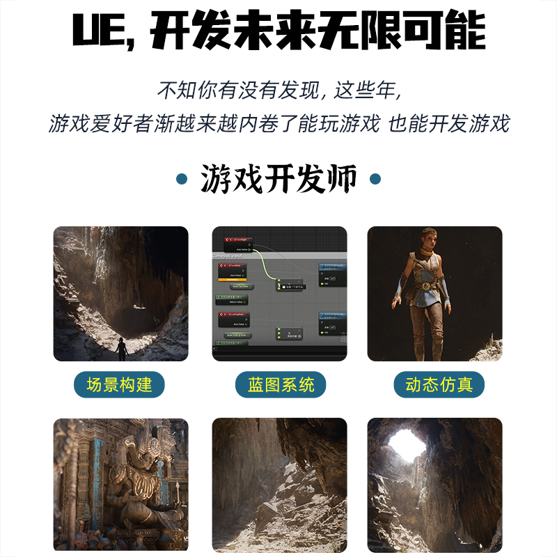 UE5教程中文讲解虚幻引擎5游戏制作完整游戏基础搭建蓝图关卡2023-图1