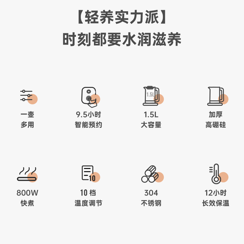 奥克斯家用多功能煮茶壶小型养生壶 奥克斯劲辉冬华养生壶/煎药壶