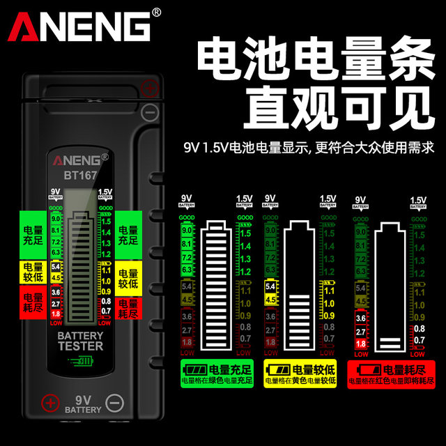 Battery level detector High-precision battery tester