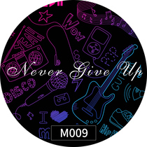 Electronic Drum Blanket Non-slip Shelf M Drum Blanket Shock Absorbing Cushion Jazz Drum Soundproof Piano Ground Mat Round Black