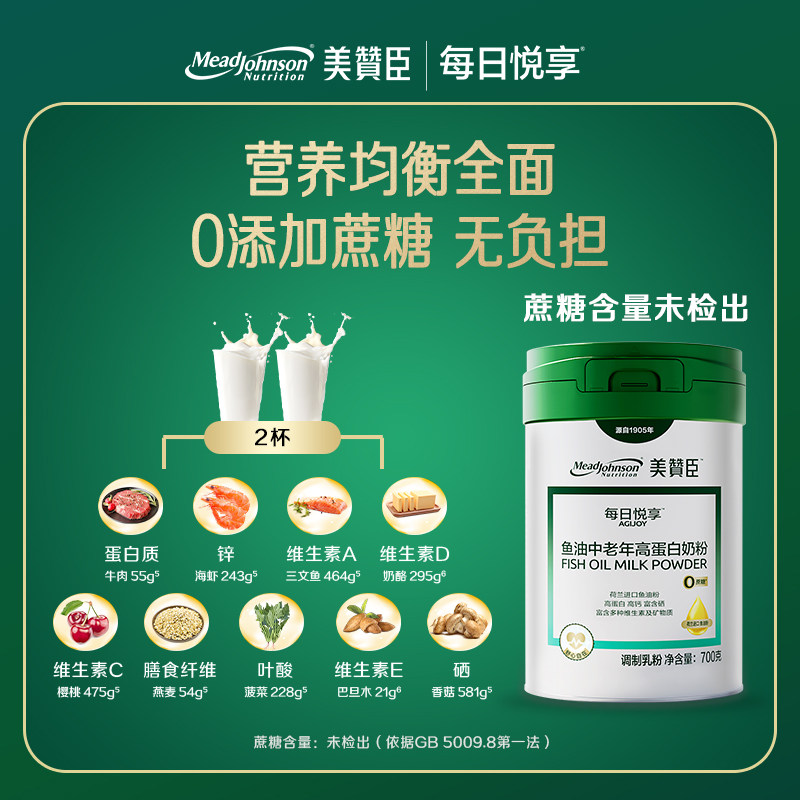 美赞臣中老年奶粉鱼油高蛋白高钙富硒成人奶粉长辈送礼官方正品,淘宝优惠券,粉丝福利购,淘宝优惠卷