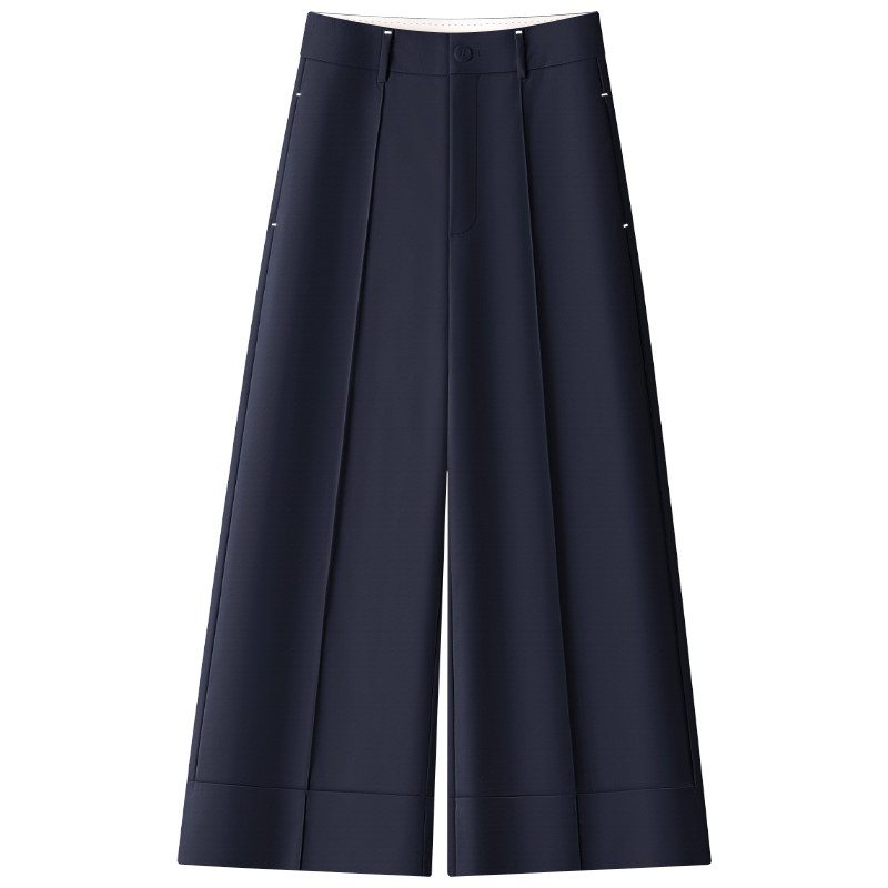 薄款质感通勤西装阔腿裤女夏季2025新款天丝垂垂裤宽松显瘦七分裤,淘宝优惠券,粉丝福利购,淘宝优惠卷