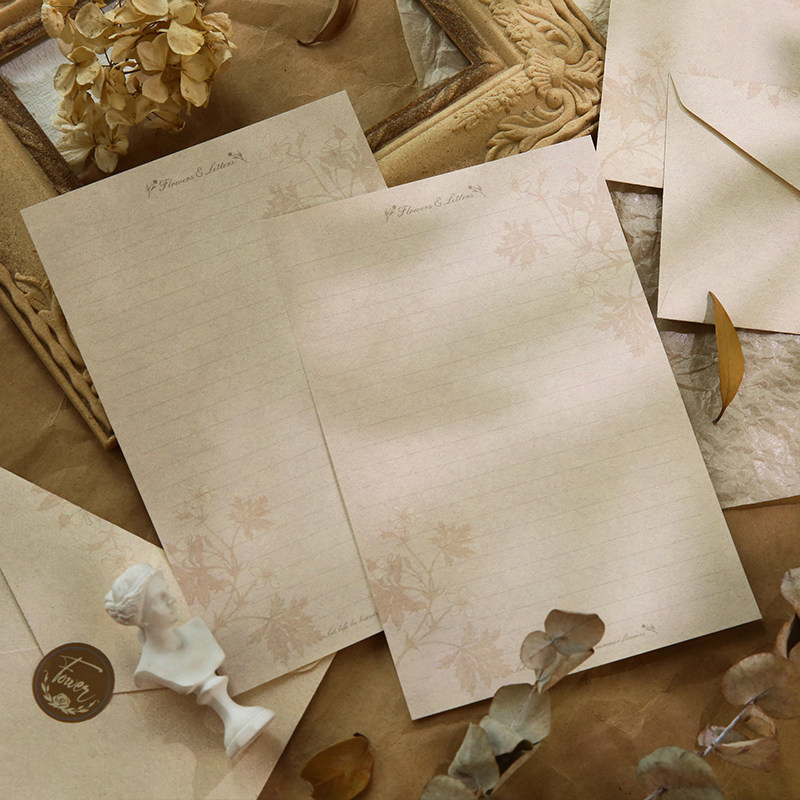 复古花与信碎花系列信封信纸套装封口贴加厚文艺信笺情书情侣告白,淘宝优惠券,粉丝福利购,淘宝优惠卷