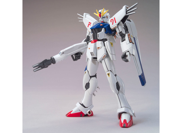 现货 万代 HGUC 167 1/144 高达 F91 GUNDAM 白色 拼装 模型 - 图1