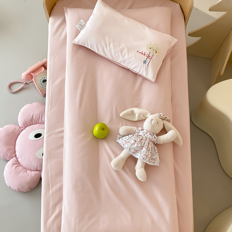 100支全棉幼儿园被子三件套宝宝入园专用床品纯棉儿童被褥六件套-图3