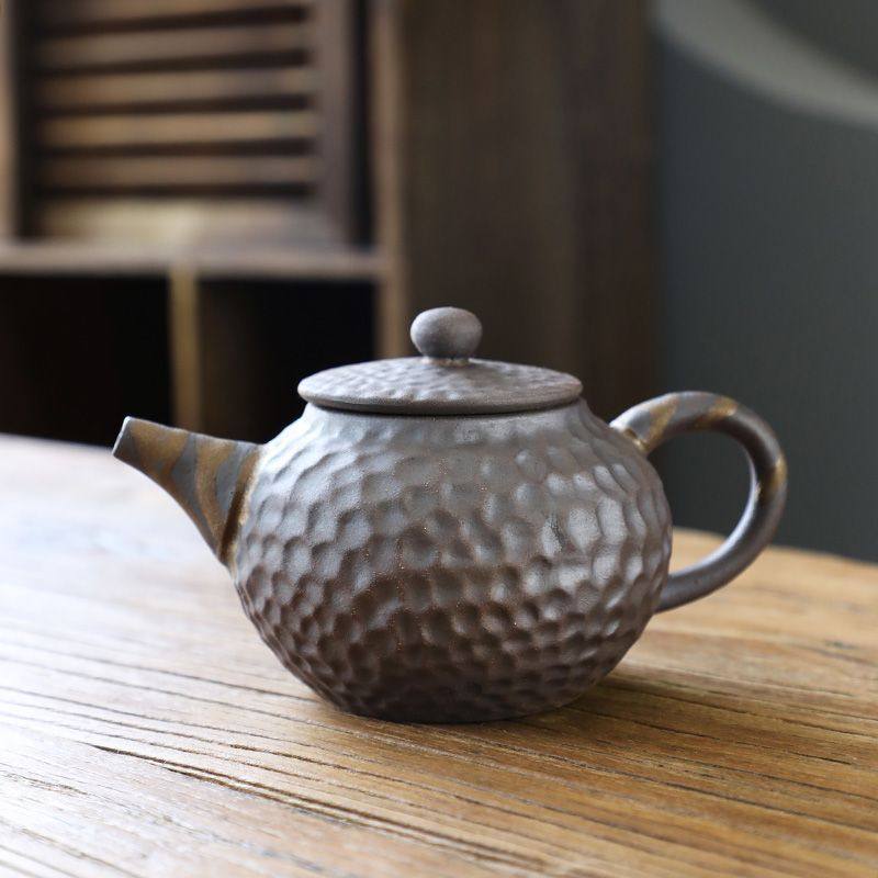 宏尚日式粗陶泡茶壶窑变功夫茶具西施壶大容量复古茶具鎏金器精品,淘宝优惠券,粉丝福利购,淘宝优惠卷
