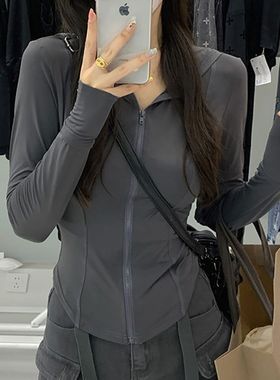 春夏季新款冰丝防晒衣女透气防紫外线原纱型防晒服女装外套UPF50