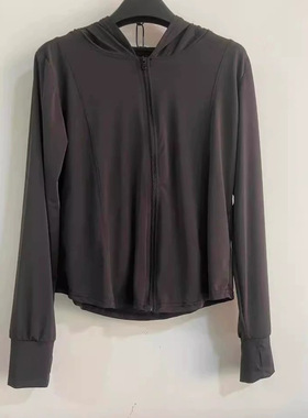 2025夏季新款运动修身防晒衣显瘦瑜伽防晒服连帽防紫外线冰感