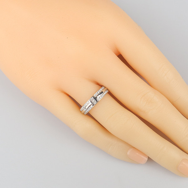 TIFFANY Tiffany paved diamond ring
