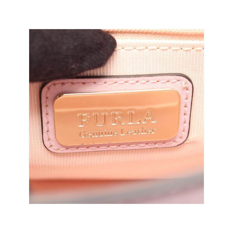 中古Furla芙拉女包A级95新Shoulder bag肩包牛皮单肩包粉色,淘宝优惠券,粉丝福利购,淘宝优惠卷