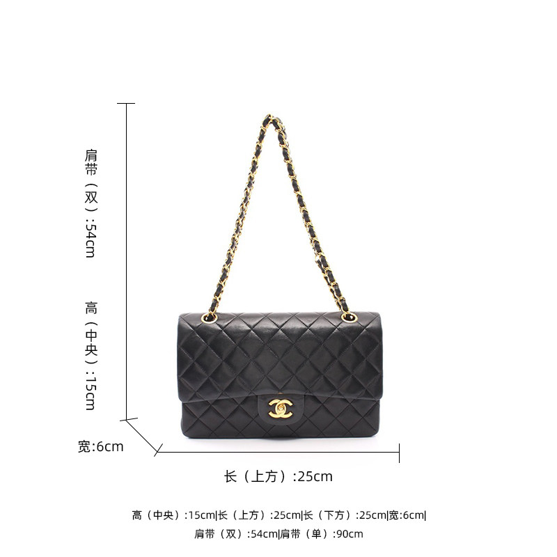 chanel香奈儿cf(bc)85新菱格纹肩包 RECLO海外女士包袋