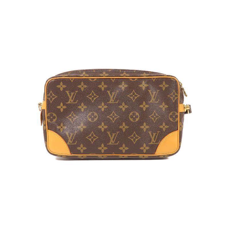 中古LV路易威登女包B级9新Clutch bag涂层/防水帆布手拿包时尚HK,淘宝优惠券,粉丝福利购,淘宝优惠卷