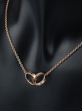 Cartier(卡地亚)LOVE双环项链