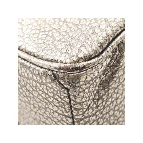 中古Celine赛琳女包B级9新handbag手提包牛皮手提包金色正品休闲 - 图3