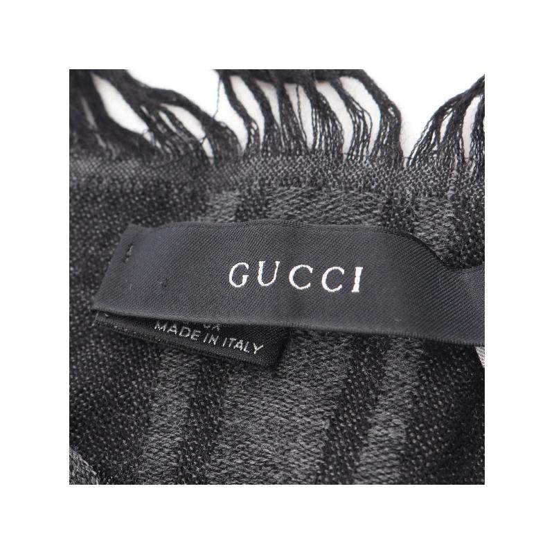 中古Gucci古驰女A级95新Stall披肩围巾羊毛围巾/丝巾灰色,淘宝优惠券,粉丝福利购,淘宝优惠卷