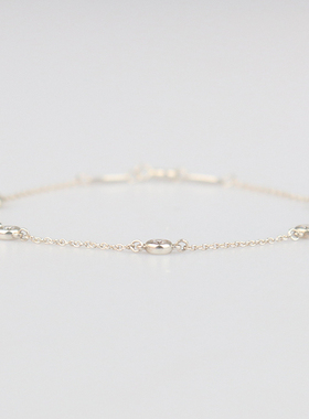 TIFFANY蒂芙尼5颗钻石925银手链