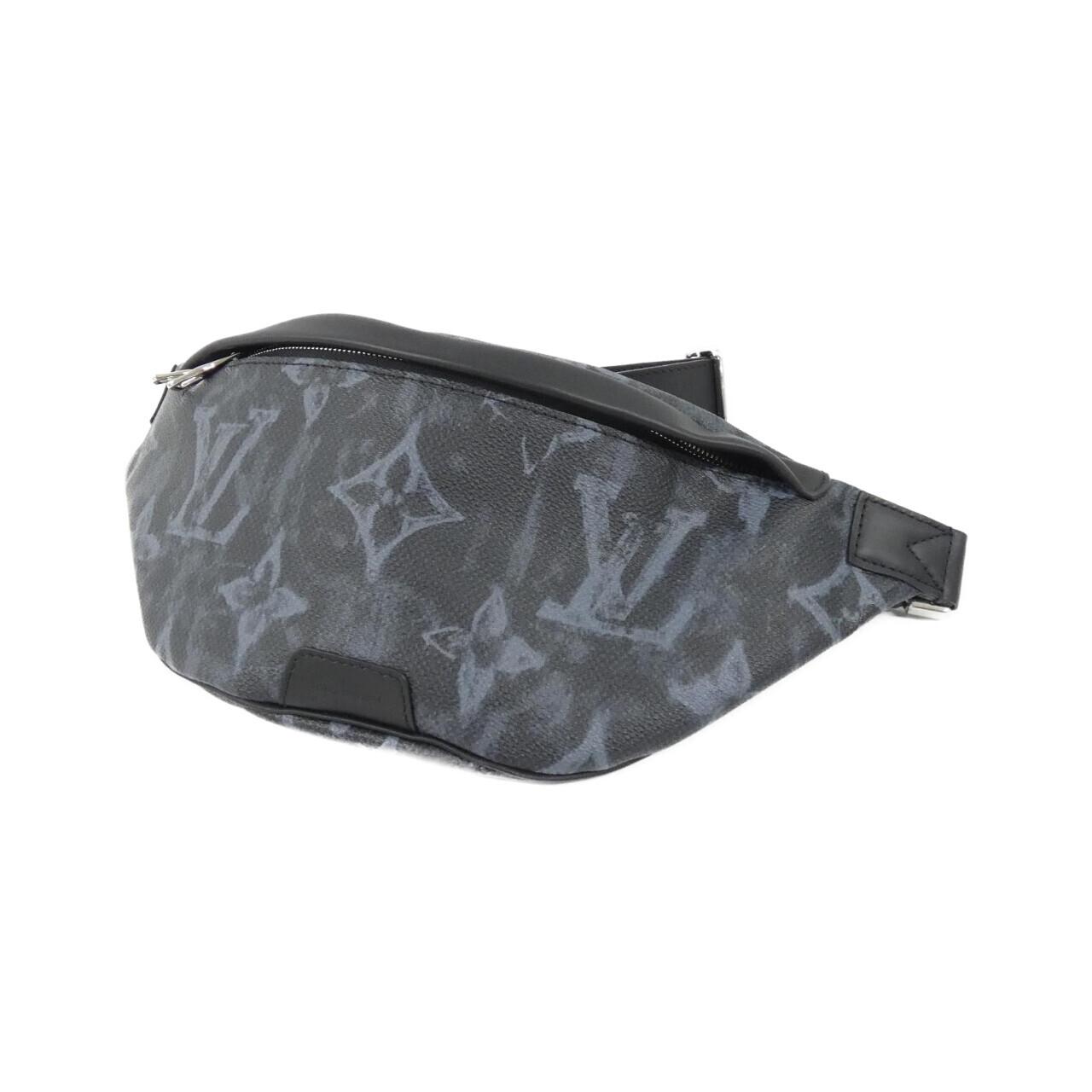 中古LV路易威登男包A级95新Discovery Bum Bag PM腰包黑色字母 - 图2
