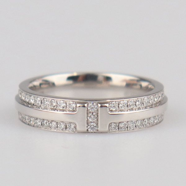 TIFFANY Tiffany paved diamond ring